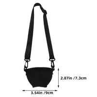 Porte-verre à vin en néoprène, manchon isotherme portable, sangle réglable, porte-boissons réutilisable pour la marche, les pique-niques en plein air