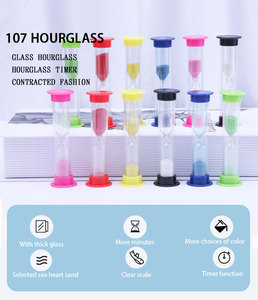 นาฬิกาทรายพลาสติกแบบถอดได้ ขนาด 1 2 3 4 5 นาที สำหรับอาบน้ำ ตั้งเวลาแปรงฟันเด็ก ขายส่ง - Product Image 5