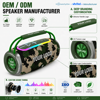 Altavoz BOOMBOX S680 de Gran Venta BT5.0 Altavoz Inalámbrico para Exteriores Partybox Subwoofer Altavoz de Alta Potencia para Exteriores