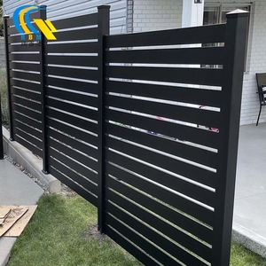 Barandilla de aleación de aluminio <span class=keywords><strong>antigua</strong></span> de arte chino personalizado Villa patio valla balcón barandilla madera esgrima enrejado puertas - Product Image 1