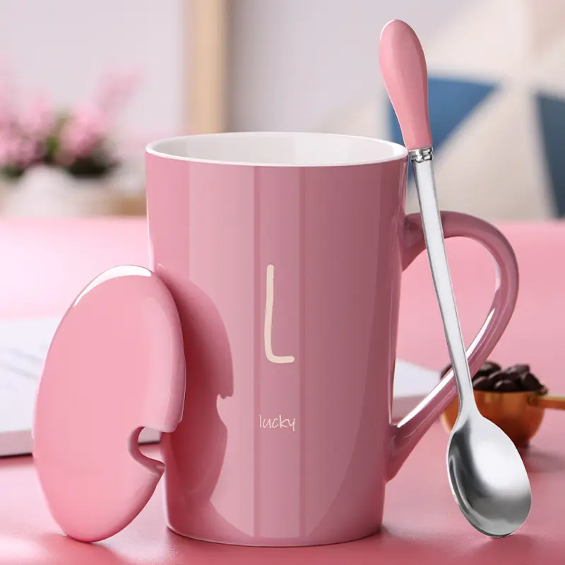 Wholesale 14Oz White Heat Transfer Sublime Porcelain Ceramic Tea Coffee Mugs With Custom Logo