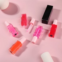 Nouveauté Repulpeur de Lèvres avec Logo Hydratant, Huile à Lèvres sans Logo, Gloss Transparent Noël/Halloween
