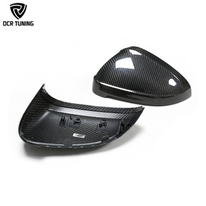 Carcasa de Espejo Retrovisor de Fibra de Carbono Seca <span class=keywords><strong>A4</strong></span>, Reemplazo de la Carcasa Original para Audi A5/S5 RS5 <span class=keywords><strong>A4</strong></span>/S4 RS4 B9 2016+, Carcasa para Espejo Retrovisor Lateral 2016-2024 - Product Image 1