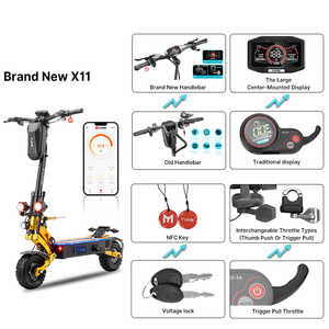 YUME X11+ Monopattino Elettrico Pieghevole 60V per Fuoristrada, Skateboard Elettrico per Adulti - Product Image 2