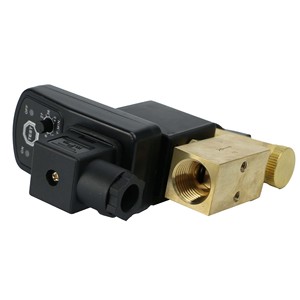 วาล์วระบายน้ำอิเล็กทรอนิกส์ NFPC รุ่น Opt-A/B ซีรีส์ทองเหลือง พร้อมตัวกระตุ้นไฟฟ้า ติดผนัง สำหรับระบบ HVAC - Product Image 1