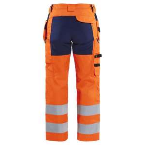 BLAKLADER - 716318115389D25 Pantalón de mujer Hi-Vis con elástico Naranja/Azul marino-EAN 7330509882979 ROPA DE TRABAJO DE LA HI-VIS - Product Image 5