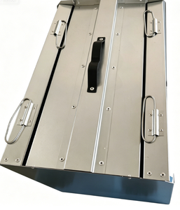 Pré-filtre avec poignée et ensemble de filtres à air d'admission G4 pour la ventilation industrielle, filtres à air trapézoïdaux et à cadre galvanisé - Product Image 6