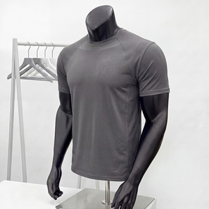 Men Compression Double Shoulder Seams <b>T</b> <b>Shirt</b> Quick Dry Short Sleeve Sports Tee O Neck Slim Fit Gym Running Top - Product Image 3