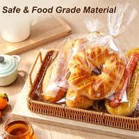 Voedselveilige CPP microgeperforeerde draadzak, transparante verpakking voor brood, salade, fruit en groenten.