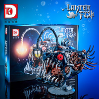 Modernes Pädagogisches Baustein-Spielzeug Elektronische Mechanische Laternenfisch-Lampe Dinosaurier Geburtstagsgeschenk