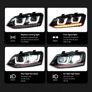Faro Anteriore HETOP <span class=keywords><strong>Polo</strong></span> 2011-2018 con Lente LED, Aggiornamento Lampada Frontale, Accessori Auto, Vendita Calda, Plug and Play, DRL per <span class=keywords><strong>Volkswagen</strong></span> - Product Image 3