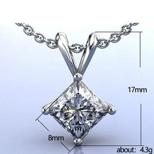 Collana con ciondolo semplice per donna, gioielli alla moda, regalo per l'uso quotidiano - Product Image 4