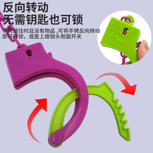 Menottes en plastique pour enfants, accessoires de jeu de rôle pour enfants, modèle réaliste unisexe - Product Image 1