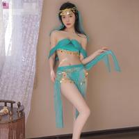 Ecoparty Lingerie Sexy Femme Hanfu Costume de Danse Ancienne Chinoise Scène Costume de Fée Princesse Cosplay Pyjama en Chiffon Tentation Mini