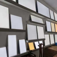Panneaux LED encastrés SKD 60x60cm à haute luminosité, personnalisés en usine, garantie 5 ans, pour éclairage de bureau et commercial