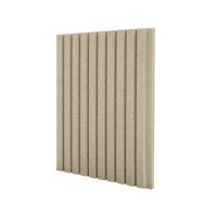 Cassette murale acoustique moderne préfabriquée, panneau grand format en PET recyclé, NRC élevé 80%, écologique, pour entrepôt, extérieur
