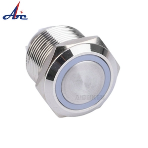 Đầu Tròn 19Mm 1NO Đầu Tròn Phẳng 4 Chân Vòng Đồng Chống Nước IP65 <span class=keywords><strong>2A</strong></span> Đèn LED Công Tắc Nút Bấm Chốt Được Chiếu Sáng 12V - Product Image 5