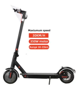 Self Balancing Foldable 350 8.5 Inch Wheels Powerful Adults Kids Use 30km/h Max Speed Unisex Electronic Scooter