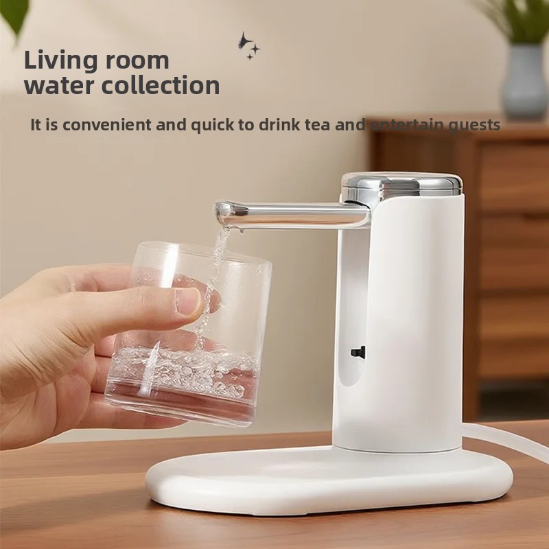 Перезаряжаемый Электрический диспенсер для воды с USB, бытовая автоматическая пластиковая Насосная машина, устройство для очистки воды