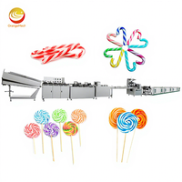 Machine d'extrusion à rouleaux pour sucettes dures, ligne de production de cannes en sucre colorées et rondes