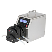 Pompe péristaltique multicanal Lead Fluid BT100S pour moteur pas à pas, machine de remplissage de liquides de laboratoire 220V