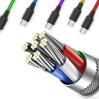 Cable de teléfono de carga USB trenzado barato LÍNEA DE cargador de cable de datos proveedor verificado para teléfono Android
