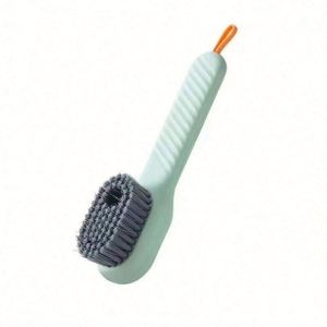 2024 New Eco-Friendly ABS+TPR Multifunctional Liquid Shoe Cleaning <b>Brushes</b> with Dispenser for Sneakers and Soft Clothes - Product Image 1