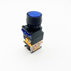 LAY50-22B-11D 22 Mét Đầu phẳng push button chuyển momentary instantanous chiếu sáng push button chuyển với chỉ số ánh sáng - Product Image 4