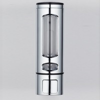 Distributeur de savon ABS mural sans perçage à tête simple, double ou triple pour gel douche et lavage des mains, idéal pour la maison et l'hôtel