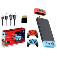 Konsol Video Game Genggam model 2027 epro M66 dengan 2 Pengontrol Game, TV Stick yang tampak menarik untuk Hadiah Natal Anak-anak, sedang diskon