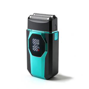 Kit de toilettage pour <span class=keywords><strong>homme</strong></span> sans fil 2 en 1, étanche IPX7, haute vitesse 7000 tr/min, tondeuse et rasoir avec écran LCD pour barbier - Product Image 6