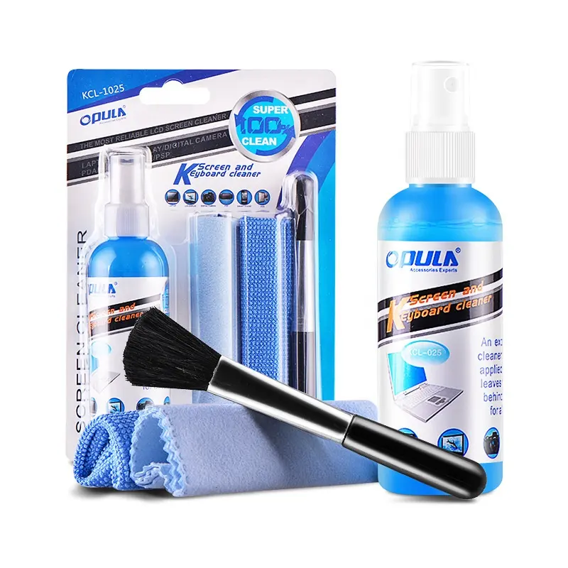Brush Cloth Liquid High Quality Screen Cleaning Kit for TV Tablet Phone Laptop Computer Camera Lens Cleaner LCD Screen Cleaner