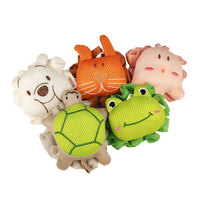 Épurateur de bain en forme d'animal mignon de dessin animé léger et Portable tapis de luffa naturel ou jouets naturels animaux éponge