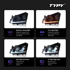 TYPY Nuevos Faros Delanteros LED de 12V para Automóvil, Luces de Circulación Diurna de 100W y 8000 Lúmenes para Crown 2010-2012 - Product Image 2