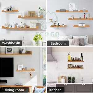 Natural Bamboo Kitchen Stove Top Shelf for Kitchen Stove, Stove <b>Magnetic</b> Shelf <b>Spice</b> <b>Rack</b> Organizer - Product Image 4