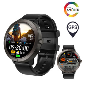 Reloj Inteligente Deportivo DM76 Resistente, Multifuncional, con Monitoreo de Salud, Resistente al Agua 5ATM, Llamadas por BT, GPS, Reloj de Pulsera Inteligente - Product Image 1