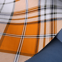 Tissu tricoté imprimé en nylon et élasthanne, vente directe usine, pour chemise décontractée et t-shirt à carreaux en soie glacée fine pour homme