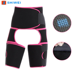 เข็มขัดรัดเอวและต้นขา Shiwei สำหรับผู้หญิง ระบายอากาศได้ดี ปรับได้ กระชับสัดส่วน ออกกำลังกาย ฟิตเนส ควบคุมหน้าท้อง แบบเปิดเป้า - Product Image 2