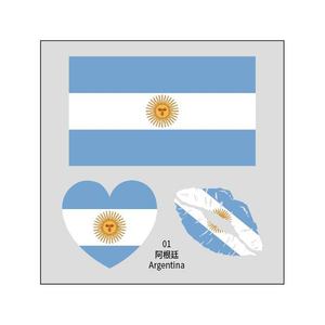 Nouveaux autocollants de tatouage modernes et minimalistes drapeaux États-Unis-Canada-Mexique 2026 pour les matchs de football, autocollants faciaux à transfert d'eau - Product Image 6