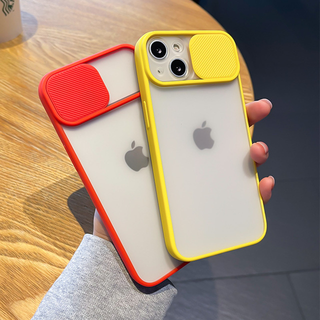 Luxury TPU PC 2 in 1 Len Protective Phone Case for iPhone 14 13 12 11 Pro Max XR XS 7 8 Plus SE 3 Clear Matte Phone Cover