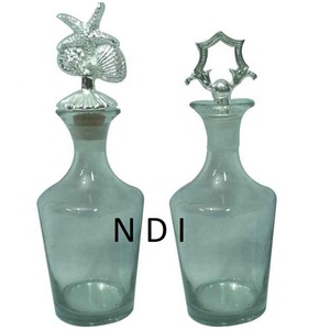 Handmade Designer <b>Cork</b> Lid Decorative Glass <b>Bottle</b> Liquid Perfume Storage Glass <b>Bottle</b> For Best Quality Large Glass <b>Bottles</b> - Product Image 5