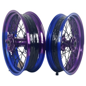 Meilleur prix pour jantes Fit YZ 125/<span class=keywords><strong>250</strong></span> <span class=keywords><strong>2008</strong></span> 16/17, ensemble de roues bicolores, supermotard, moto tout-terrain, roues de motard - Product Image 4