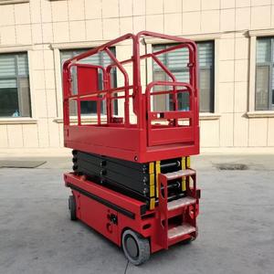 Pengangkat Platform pekerjaan udara satu orang pengangkat hidrolik tiang tunggal efisiensi tinggi pengangkat Platform sumber daya listrik 380V kerekan - Product Image 5