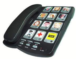 <span class=keywords><strong>Teléfono</strong></span> de botón grande con memoria de foto fija personalizable para personas mayores-Marcación de un toque Botones grandes Amplificar <span class=keywords><strong>por</strong></span> <span class=keywords><strong>teléfono</strong></span> con altavoz de llamada - Product Image 2