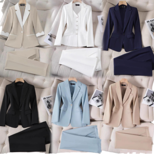 <span class=keywords><strong>Blazer</strong></span> da <span class=keywords><strong>Donna</strong></span> Elegante <span class=keywords><strong>Slim</strong></span> Fit a Maniche Lunghe Giacca da Ufficio Elegante per Riunioni di Lavoro Eventi Professionali e Abbigliamento Casual - Product Image 2