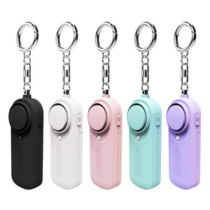 Sirena di Autodifesa, Allarme di Sicurezza Personale con Luce, Portachiavi ad Alta Sensibilità 130 DB, Materiale ABS, Batteria AAA, Sistema di Allarme Intelligente - Product Image 1