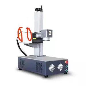Gemaakt In China Draagbare Fiber Laser Markering Machine Voor Pvc Pijp En Dier Oorlabel Markering
