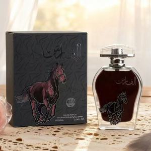 Dernier <span class=keywords><strong>parfum</strong></span> pour homme de style Dubaï 100 ml, boîte cadeau de luxe tête de cheval noir, <span class=keywords><strong>parfum</strong></span> boisé, <span class=keywords><strong>parfum</strong></span> fort durable, eau de <span class=keywords><strong>parfum</strong></span> des Émirats arabes unis - Product Image 5