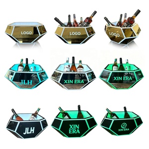 Secchiello per Ghiaccio LED a Forma di Barca Personalizzato, Impermeabile e di Lusso per Birra, Vodka, Vino, Bevande, KTV, Feste, Bar, Casa, Matrimoni - Product Image 3