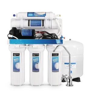 Undersink Hidrotek domestic 50GPD/75GPD/100GPD 99% TDS reduction water purifier with 5 stage and Tank